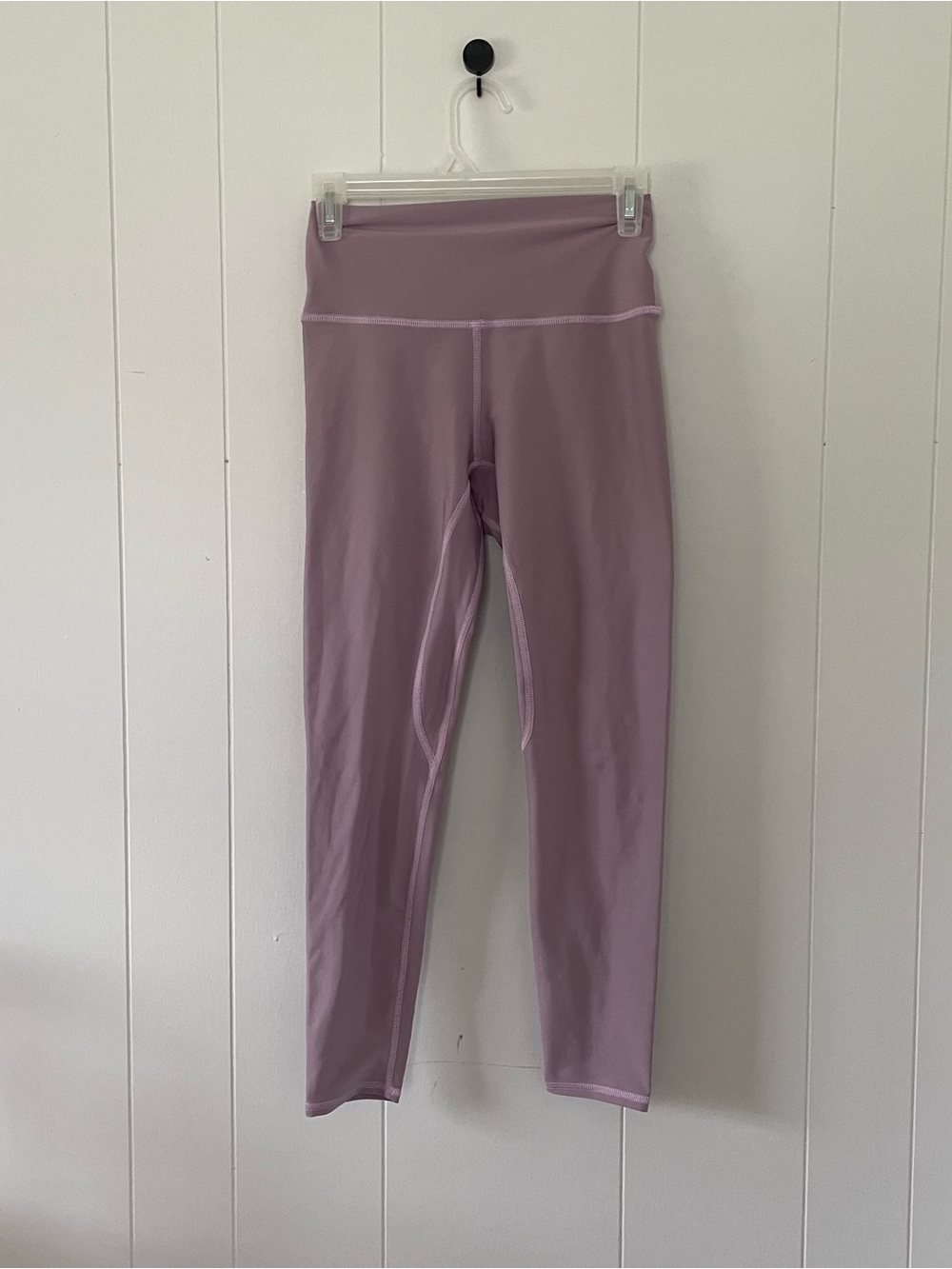 High-Waist Lavender Leggings - Womens Activewear